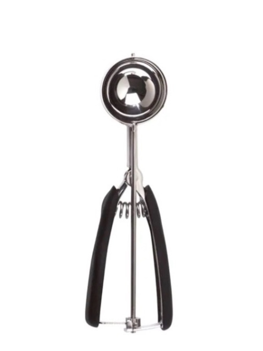 Oxo Stainless Steel Ice Cream Scoop with Black Handles